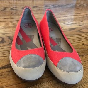 Fitflop Orange & Grey Casual Shoes Sz 11/Euro 42